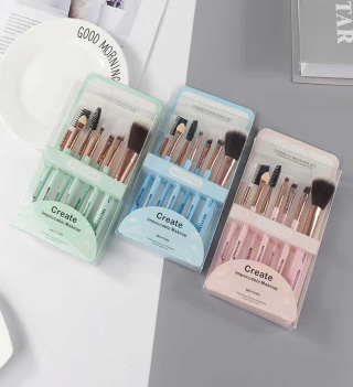 ست براش 7 عددی ارسال با رنگ رندوم مدل Create Impeccable Makeup میتینگ - 02