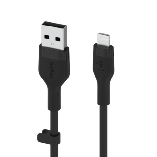 کابل شارژ سریع USB-A با رابط لایتنینگ بلکین مدل CAA008bt1MBK طول 1 متر - 01