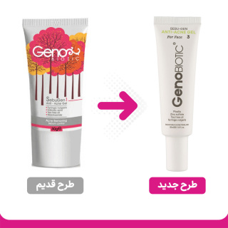 ژل ضدآکنه حجم 30 میلی لیتر ژنو بایوتیک - 01