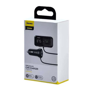 شارژر فندکی و گیرنده بلوتوث بیسوس مدل CCMT0002 - 05
