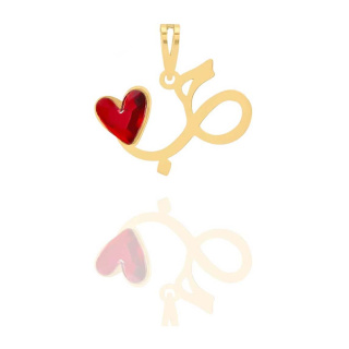 پلاک طلا 18عیار زنانه مدل حب13 میوگلد