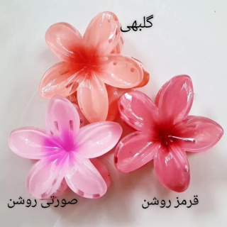 کلیپس مو پلیمری دلربا مدل گل بابونه - 10