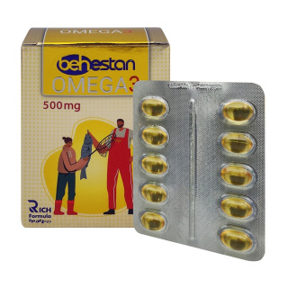 سافت ژل امگا3 500 میلی گرم بسته 30 عددی بهستان