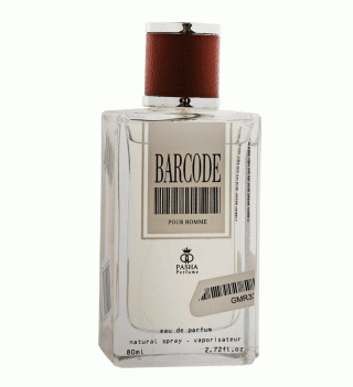 ادوپرفیوم مردانه پاشا مدل Barcode حجم 80میلی لیتر