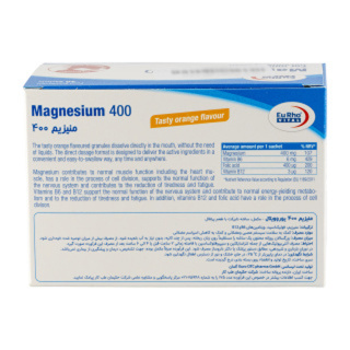 پک 6 عددی ساشه منیزیم 400 بسته 30 عددی یوروویتال - 03