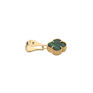 آویز گردنبند طلا 18 عیار زنانه طرح ونکلیف کد MM2259 - 02