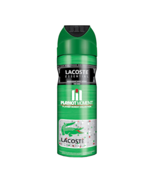 اسپری دئودورانت مردانه Lacoste Esential حجم 200میل پلی هات مومنت نمای ۲