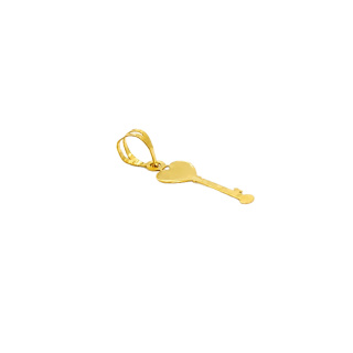 آویز گردنبند طلا 18 عیار زنانه طرح کلید کد MM2341 - 01