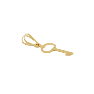 آویز گردنبند طلا 18 عیار زنانه طرح کلید کد MM2342 - 01