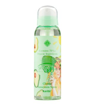 اسپری ضد آفتاب بی رنگ کاریته با SPF50 مناسب انواع پوست حجم 150 میلی لیتر - 01