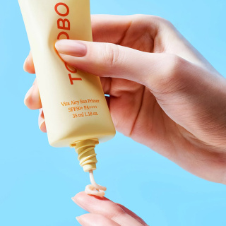 پرایمر ضد آفتاب مدل Vita Airy با SPF50 مناسب پوست چرب و مختلط حجم 35 میلی لیتر توکوبو - 03