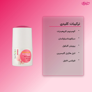 مام رول ضد تعریق زنانه مدل پینک پرنسس شون - 02