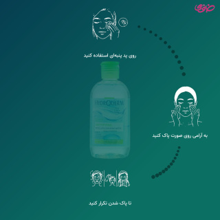 میسلار واتر 3 در 1 Mattifying پوست چرب و جوشدار هیدرودرم - 02