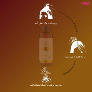 سرم ترمیم کننده موی سر حاوی روغن آرگان حجم 100 میل سینره - 02
