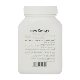 سافت ژل روغن ماهی 1000 میلی گرم نیوسنتری بسته 60 عددی - 01