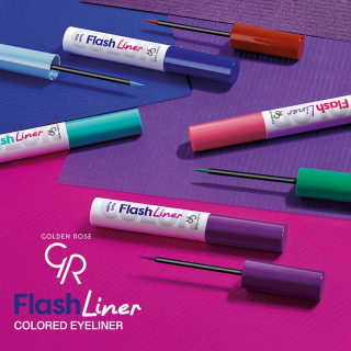 خط چشم رنگی گلدن رز مدل Flash Liner حجم 3.5 میلی لیتر - 06