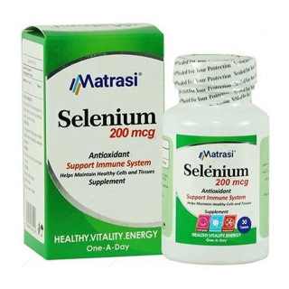 قرص سلنیوم 200 میکرو گرم بسته 30 عددی ماتراسی - 01