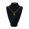 گردنبند مردانه طرح حرف L کد h016 متفرقه
