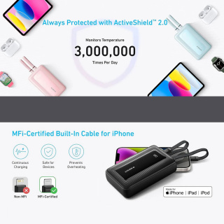پاور بانک انکر مدل A1681 با ظرفیت 20000 میلی آمپر ساعت - 07