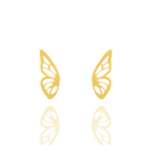گوشواره طلا 18عیار مدل پروانه1
