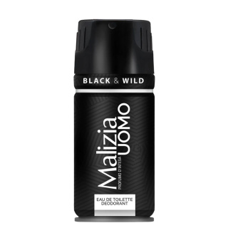 اسپری خوشبو کننده بدن مردانه مدل Black And Wild حجم 150 میلی لیتر