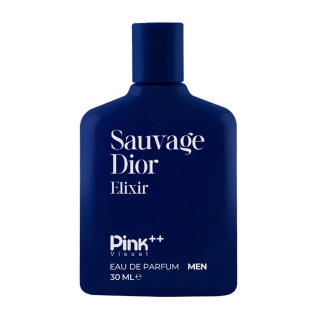 عطر جیبی مردانه پینک ویژوآل مدل Sauvage Dior Elixir حجم 30 میلی لیتر