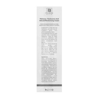 کرم مرطوب کننده مدل Hyaluronic Acid مناسب پوست خشک و حساس حجم 40 میلی لیتر فولی سنس - 03