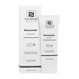 ضد آفتاب مدل Niacinamide با SPF 50 مناسب پوست چرب و مستعد آکنه حجم 40 میلی لیتر فولی سنس - 01