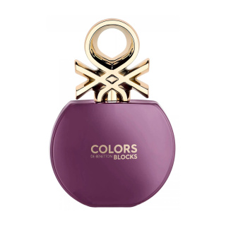 ادو تویلت زنانه مدل Colors de Benetton Blocks Purple حجم 80 میل بنتون