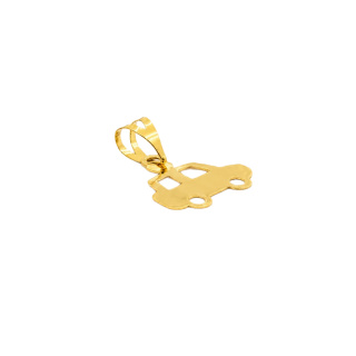 آویز گردنبند طلا 18 عیار زنانه طرح ماشین کد MM2356 - 01