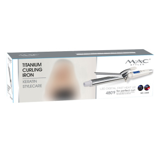 فرکننده و حالت دهنده حرفه ای مک استایلر مدل 3388 MC سایز 19 میلی متر - 02
