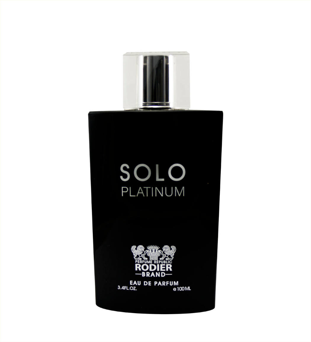 ادو پرفیوم مردانه مدل Solo Platinum حجم 100 میل رودیر نمای ۲