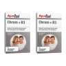 پک دو عددی قرص Chrom + B3 بسته 30 عددی آپوویتال