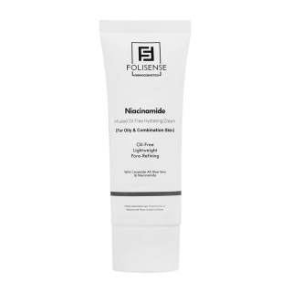کرم آبرسان فاقد چربی مدل Niacinamide مناسب پوست چرب و مختلط حجم 40 میلی لیتر فولی سنس