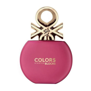 ادو تویلت زنانه مدل Colors de Benetton Blocks Pink حجم 80 میل بنتون