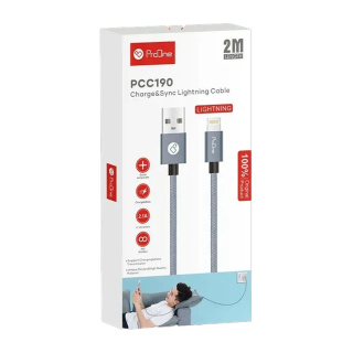 کابل تبدیل USB به لایتنینگ پرووان مدل PCC19 - 02