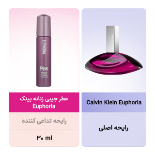 عطر جیبی زنانه مدل Euphoria حجم 30 میلی لیتر پینک ویژوال - 03