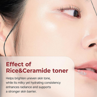 تونر روشن کننده و لایه بردار برنج مدل Glow White Rice مناسب انواع پوست حجم 200 میلی لیتر دکتر ملاکسین - 07