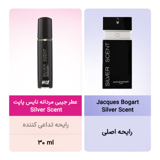 عطر جیبی مردانه Silver Scent با رایحه خنک 30میل نایس پاپت - 01
