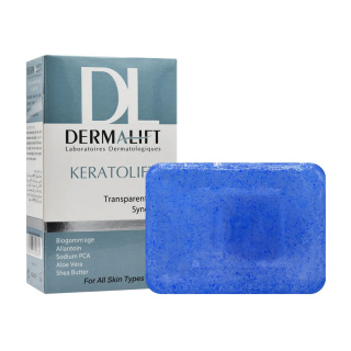 پن شفاف لایه بردار پوست کراتولیفت شوینده غیرصابونی 100گرم درمالیفت - 02