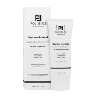 پرایمر آرایشی آبرسان مدل Hyaluronic Acid مناسب پوست خشک و حساس حجم 40 میلی لیتر فولی سنس - 01