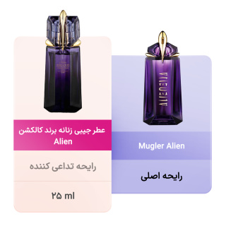 عطر جیبی زنانه الین حجم 25میل برند کالکشن - 05