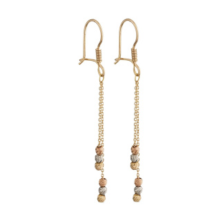 گوشواره طلا 18 عیار زنانه مدل ME1111 مهر گالری - 03
