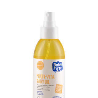 روغن بچه گیاهی مولتی ویتا Baby First حجم 200میل بیبی فرست - 02