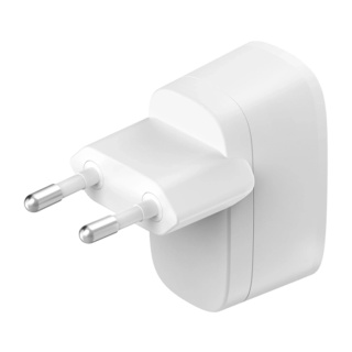 شارژر دیواری شارژ سریع 12 وات و کابل لایتنینگ USB-A بلکین مدل WCA002vf1MWH - 01