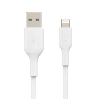 کابل شارژ لایتنینگ به USB-A شارژ سریع بلکین مدل CAA001bt1MWH2PK طول 1 متر بسته 2 عددی