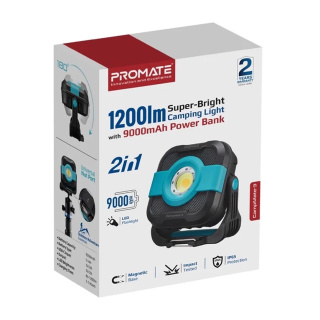 پاوربانک مدل CAMPMATE-3 ظرفیت 9000 میلی آمپر پرومیت - 01