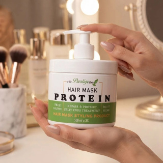 ماسک مو ترمیم کننده مدل Protein مناسب انواع مو حجم 500 میلی لیتر نیو پرستیژ کالر - 01
