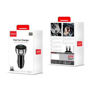 شارژر فندکی 30 وات هیسکا مدل HCC 307 - 04
