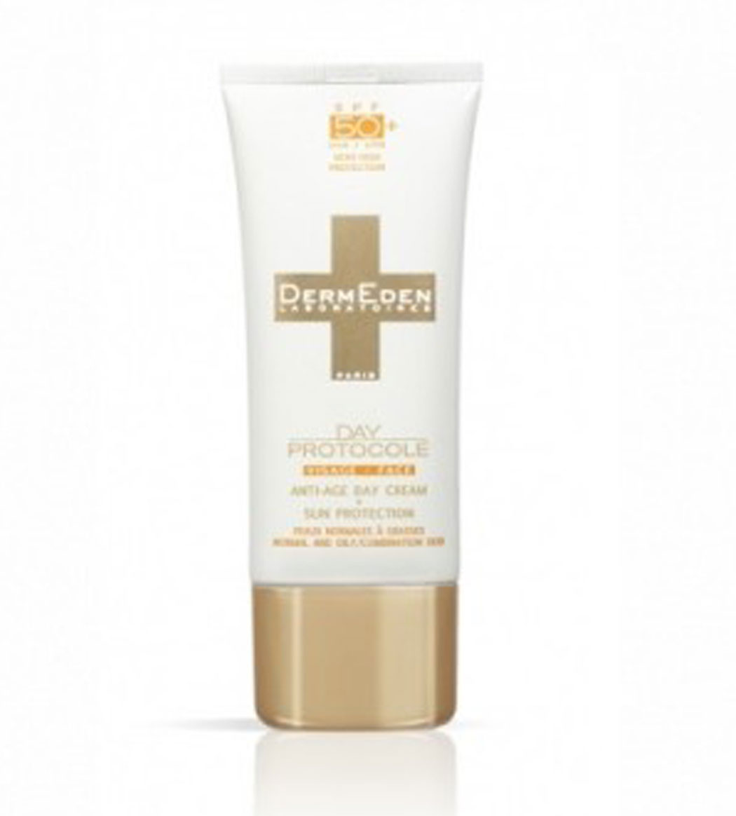 کرم ضد آفتاب بی رنگ درمدن با SPF50 مناسب انواع پوست حجم 50 میلی لیتر نمای ۲